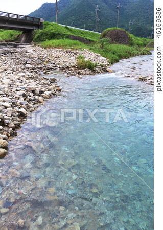 Valley beauty in the town of Enokikyo and Kadomatsu 46169886