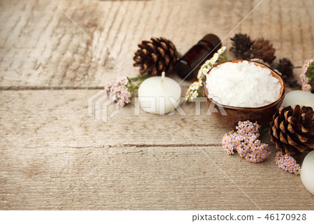 Relax and treatment therapy. Close up Relax and treatment therapy. Close up 46170928