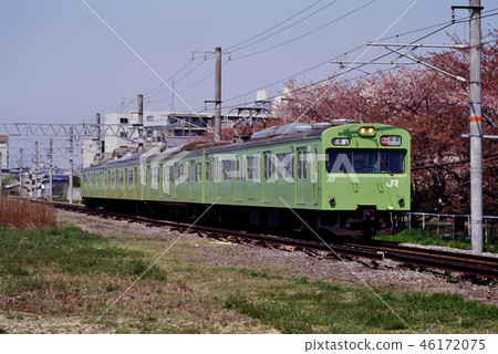 1994在大和寺線運行的103系列5000系列高速4輛車 1994在大和寺線運行的103系列5000系列高速4輛車 46172075