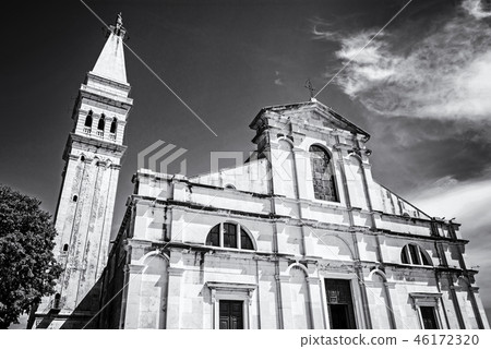 Famous Church of St. Euphemia, Istria, colorless Famous Church of St. Euphemia, Istria, colorless 46172320