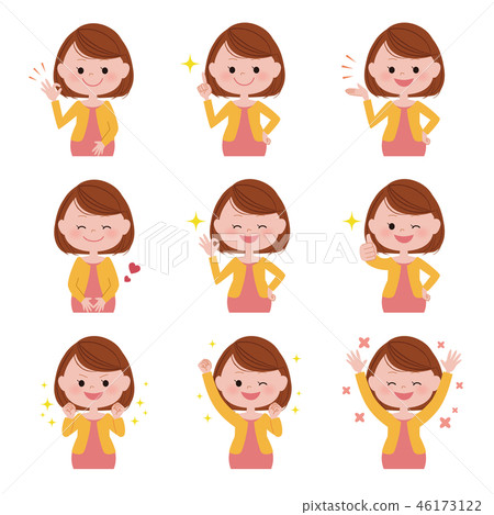 孕婦面部表情集 46173122