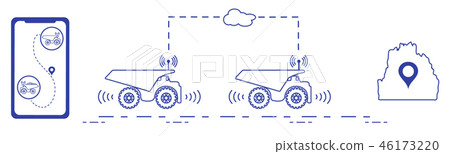 Smart transportations and trucking 46173220
