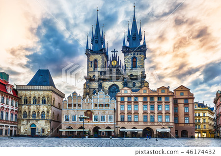 Church of our Lady before Tyn, Old Town Square of Prague Church of our Lady before Tyn, Old Town Square of Prague 46174432