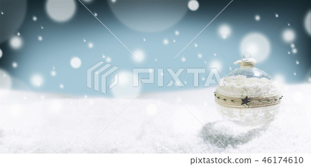 Merry ball and snow 46174610