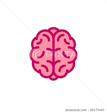 Human brain icon 46175493