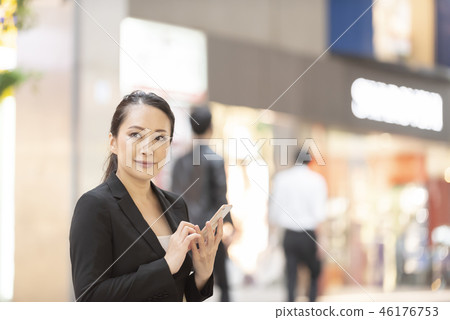 商務仙台女性智能手機 商務仙台女性智能手機 46176753