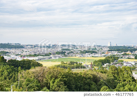 Cityscape seen from the suburbs Cityscape seen from the suburbs 46177765