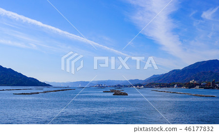 Sky of Seto Inland Sea, Hiroshima Sky of Seto Inland Sea, Hiroshima 46177832