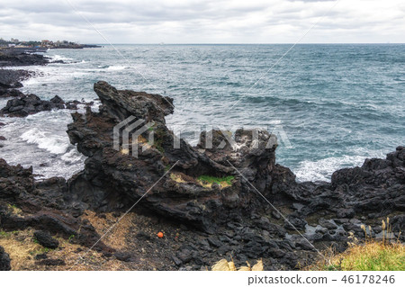 Yongduam Rock in Jeju Yongduam Rock in Jeju 46178246