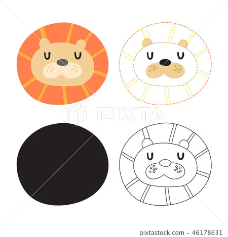 tiger worksheet vector design 46178631