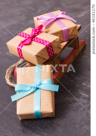 Wrapped gift for Christmas or other occasions 46181270