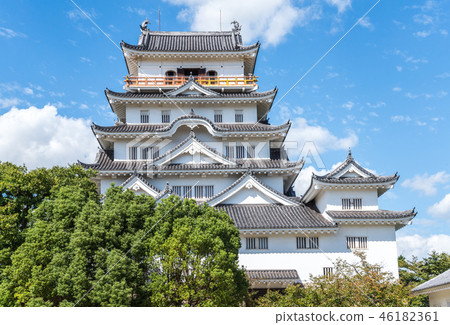 Fukuyama castle castle front view Fukuyama castle castle front view 46182361