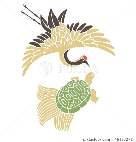 Crane turtle - Stock Illustration [46183278] - PIXTA