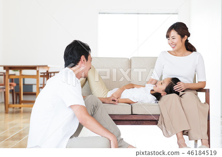 Family parent and child family girl female living 46184519