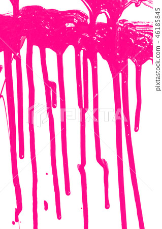 Black paint on a white background 46185845