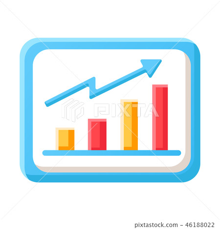 Marketing graph flat illustration Marketing graph flat illustration 46188022