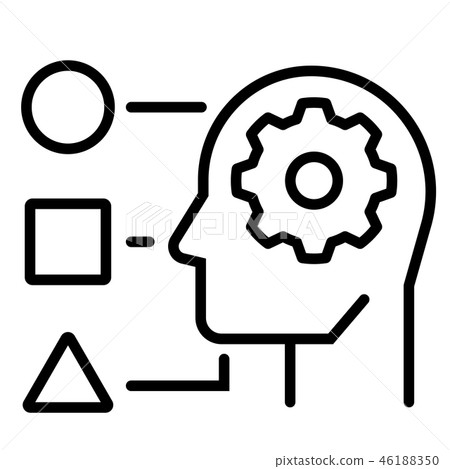 Critical Thinking Line illustration - Stock Illustration [46188350] - PIXTA
