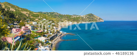 Le Fumarole beach, Sant'Angelo on Ischia, Italy Le Fumarole beach, Sant'Angelo on Ischia, Italy 46189136