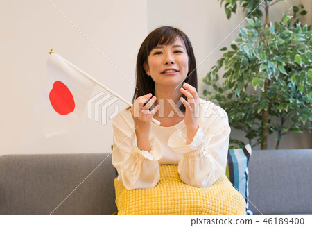 Cheering japan representative olympics Cheering japan representative olympics 46189400