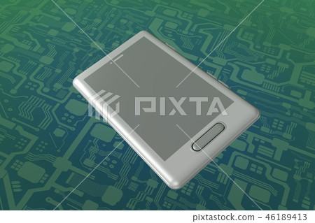 Smartphone cyber background (computer graphic) 46189413