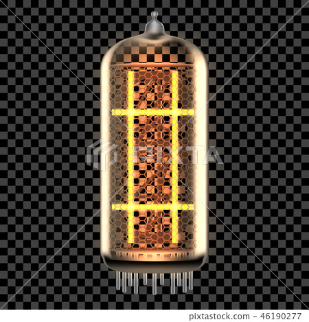 Nixie tube indicator lamp with symbol 46190277