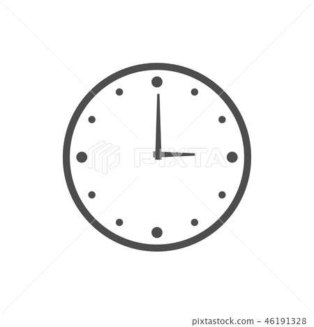 Wall clock logo icon design template vector - Stock Illustration ...