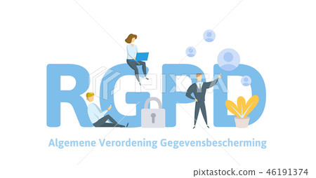 RGPD, Spanish, French and Italian version of GDPR. General Data Protection Regulation. Concept RGPD, Spanish, French and Italian version of GDPR. General Data Protection Regulation. Concept 46191374