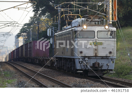 EF 81 _ 303 Ginbea貨運列車59 Re（Keyama-Kiryugaoka） 46191758