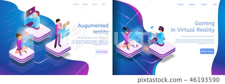 Isometric Online Communicating, Virtual Gaming Isometric Online Communicating, Virtual Gaming 46193590