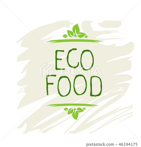 Eco food label and high quality product badges. Bio healthy organic, 100 bio and natural product Eco food label and high quality product badges. Bio healthy organic, 100 bio and natural product 46194175