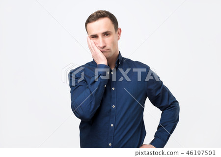 Young man feeling pain Young man feeling pain 46197501
