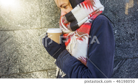 Winter cofee to go Winter cofee to go 46198050