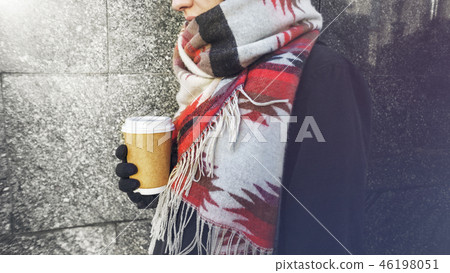 Winter cofee to go Winter cofee to go 46198051