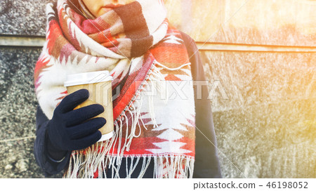 Winter cofee to go Winter cofee to go 46198052