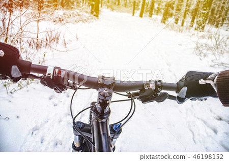 First-person view of cyclist 46198152
