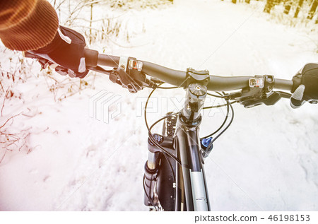 First-person view of cyclist 46198153