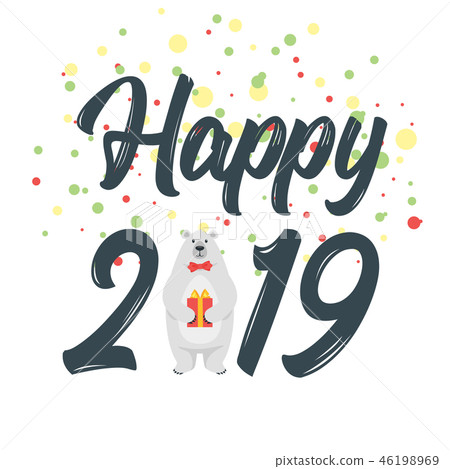 New Year and Christmas card 46198969