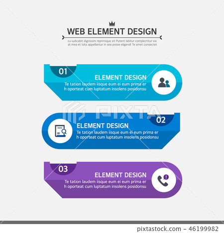 Web element collection - Stock Illustration [46199982] - PIXTA