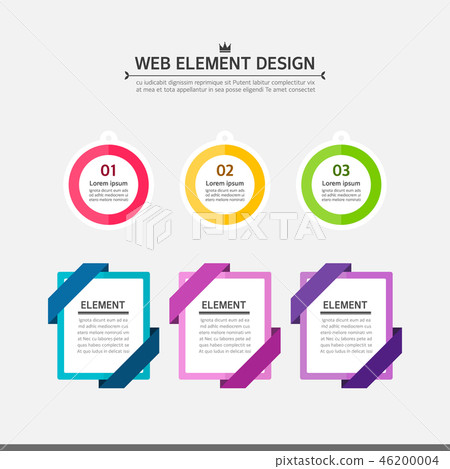 Web element collection - Stock Illustration [46200004] - PIXTA