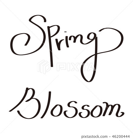 Spring Calligraphy Spring Calligraphy 46200444