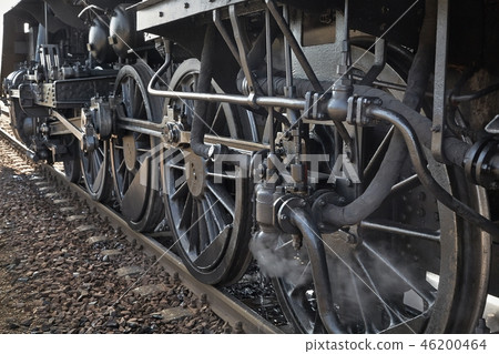 Steam Locomotive Closeup Steam Locomotive Closeup 46200464