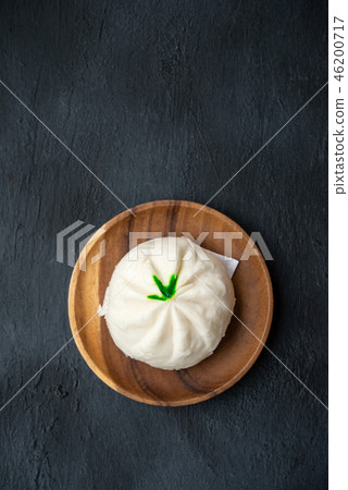 Top view baozi dim sum 46200717