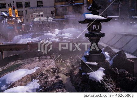 [群馬縣]草津溫泉，Yubata降雪 46200808