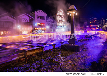 [群馬縣]草津溫泉，Yubata降雪 46200947