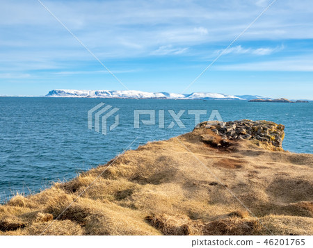 Seascape view at Stykkisholmur lighthouse hill 46201765