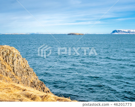 Seascape view at Stykkisholmur lighthouse hill 46201773