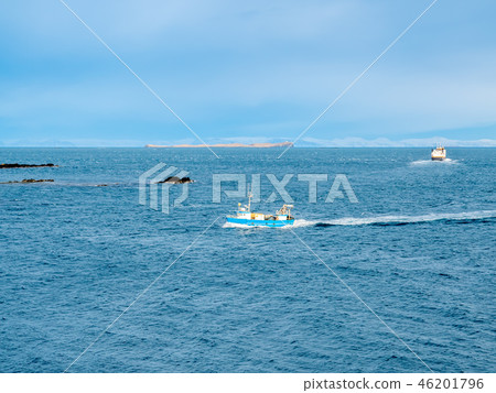 Seascape view at Stykkisholmur lighthouse hill 46201796