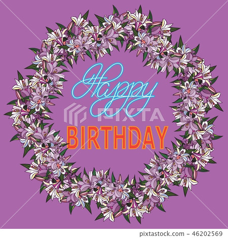 Happy Birthday Card Happy Birthday Card 46202569