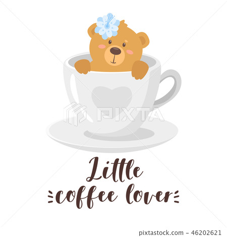T-shirt design with cute bear T-shirt design with cute bear 46202621