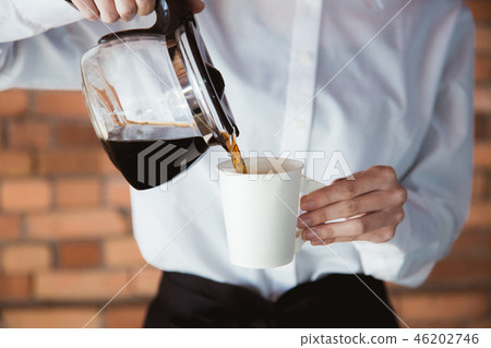 Cafe clerk woman Cafe clerk woman 46202746